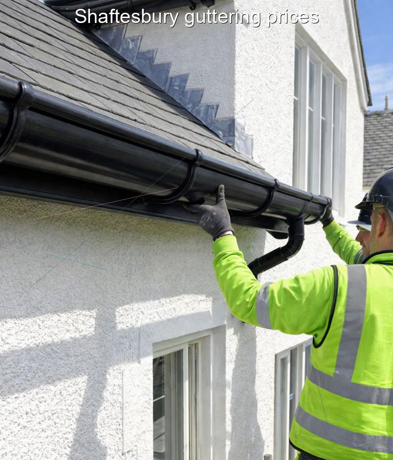 Shaftesbury guttering prices