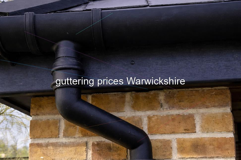 guttering prices Warwickshire